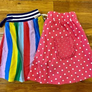 2 pair skort bundle, attached tumble short. Cotton